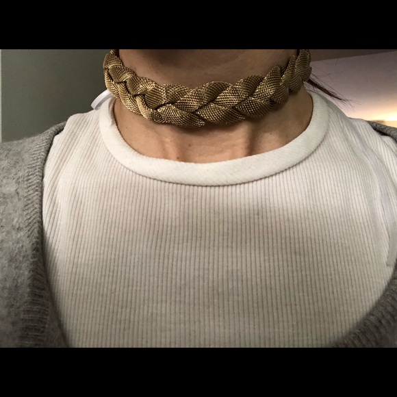 Braided Chocker Gold ⚱️RARE - Picture 3 of 5